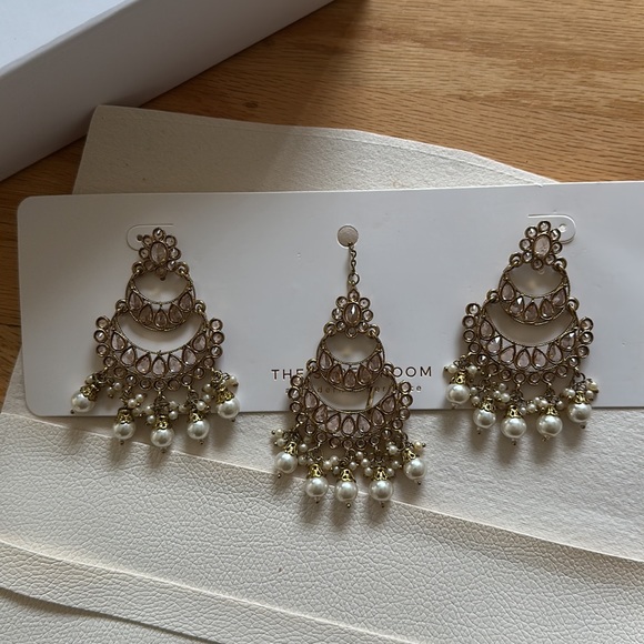 NWT - Rose Neera Tikka Set - Picture 3 of 8